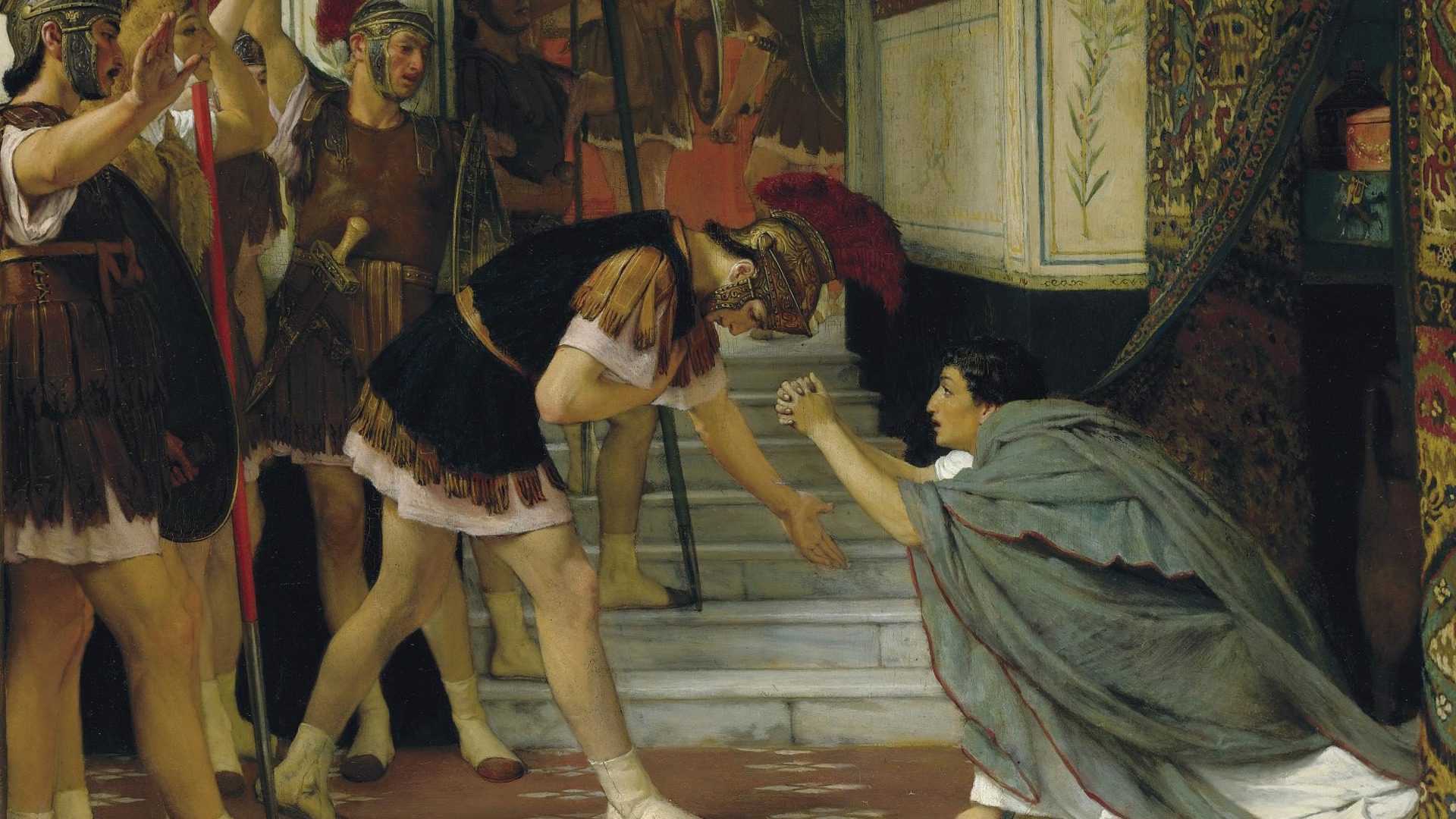 picture, history, genre, Lawrence Alma-Tadema, Lawrence Alma-Tadema, The Pr...