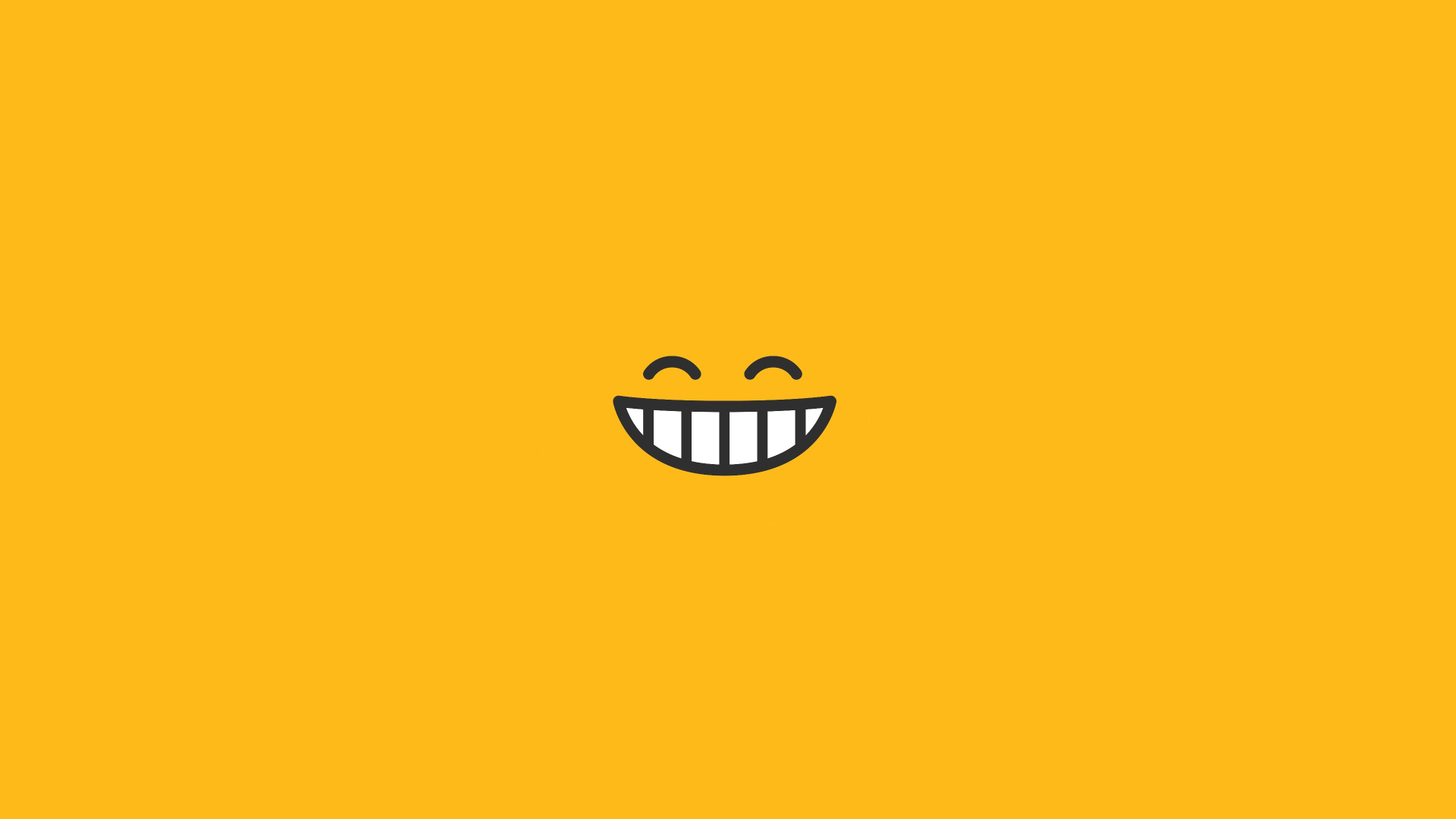 Download wallpaper smile, teeth, smiley, section minimalism in resolution 1...