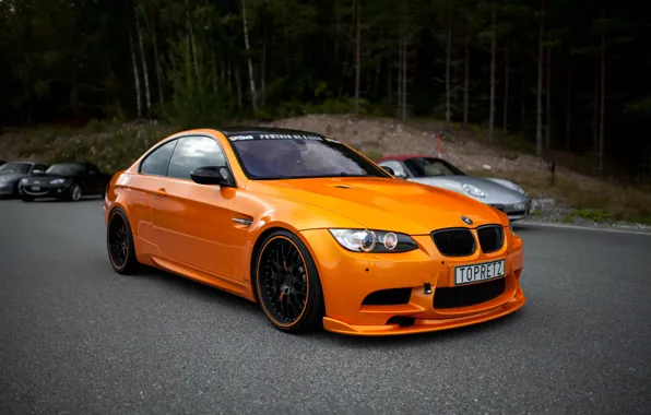 Picture BMW, BMW, Orange, Orange, e92, Cars, Coupe