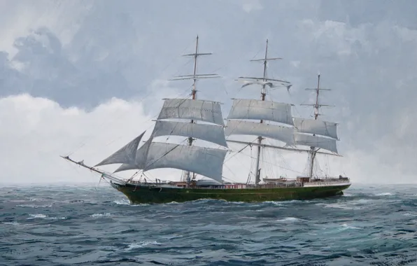 Picture sea, ship, 1876 - 1903, ARISTIDES