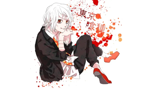 Picture spot, red eyes, madness, scars, Tokyo Ghoul, Juuzou Suzuya, Tokyo Monster, hell of a grin, …