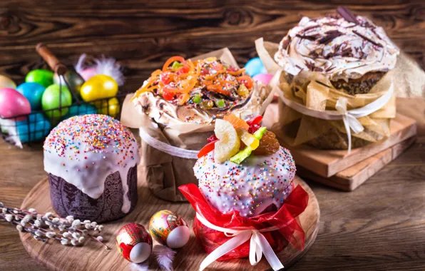 Picture eggs, Easter, Verba, cakes