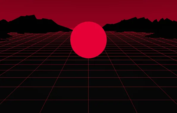 Picture The sun, Red, Music, Neon, Round, Star, Electronic, Synthpop, Darkwave, Synth, Retrowave, Synth-pop, Sinti, Synthwave, …