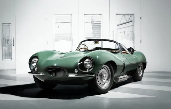 Picture Jaguar, Classic, Green, 1957, Room, XKSS
