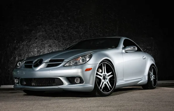 Picture Mercedes, wheels, color, SLK, Giovanna, lowered, matched