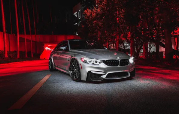 Picture BMW, Predator, Helloween, RED, Silver, F80, Sight, LED