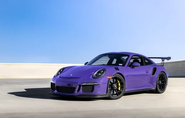 Picture Porsche, Purple, Black, GT3RS, Wheels