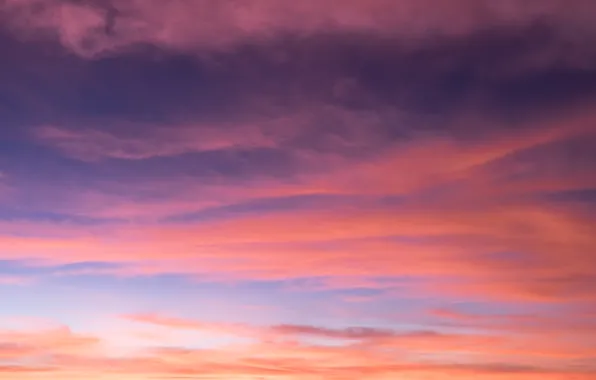 Picture the sky, clouds, sunset, background, pink, colorful, sky, sunset, pink, beautiful