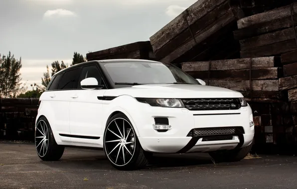 Picture Land Rover, with, color, Evoque, exterior, painted, gloss, trim, matched