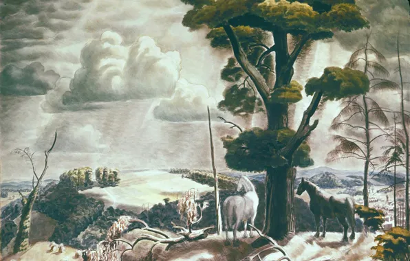 Picture 1931, August, legionarism, The Art of Charles Burchfield
