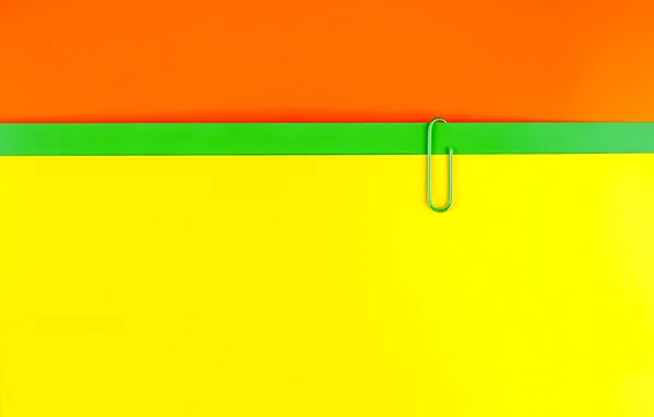 Picture macro, orange, paper, yellow, green, clip