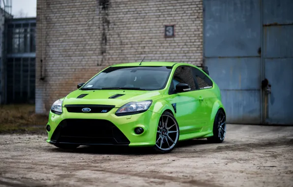 Picture green, ford, focus