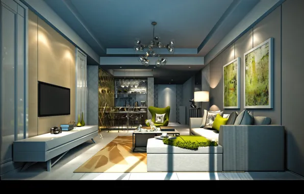 Picture furniture, interior, living room, interior