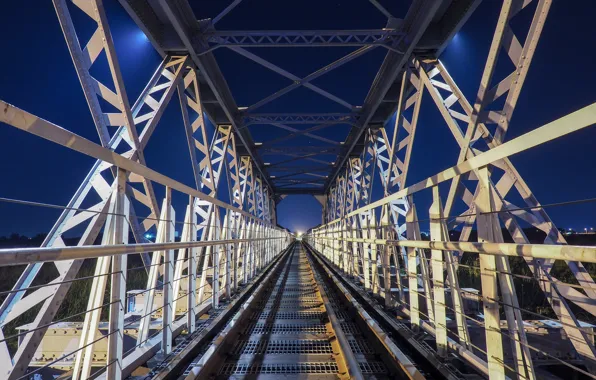 Picture bridge, design, rails