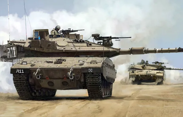 Picture chariot, main battle tank, Israel, Merkava Mk.4