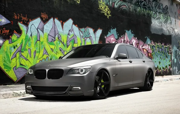 Picture BMW, with, Series, gray, matte, complete, exterior, wrap