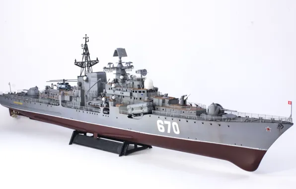 Picture model, squadron, destroyer, head, Modern, 670, project 956