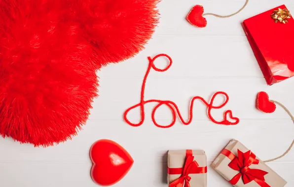 Picture love, gifts, Holiday, Valentine's day