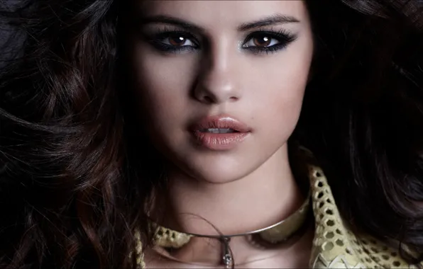 Picture Selena Gomez, portrait, face beautiful