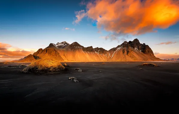 Picture light, morning, Iceland, Auster-Skaftafellssysla