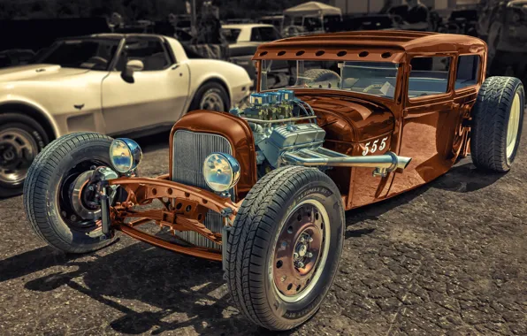 Picture retro, classic, hot-rod, classic car