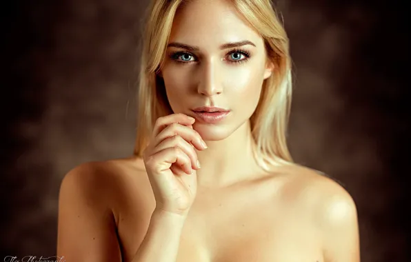 Picture look, background, model, portrait, makeup, hairstyle, blonde, beauty, bokeh, Eva Mikulski