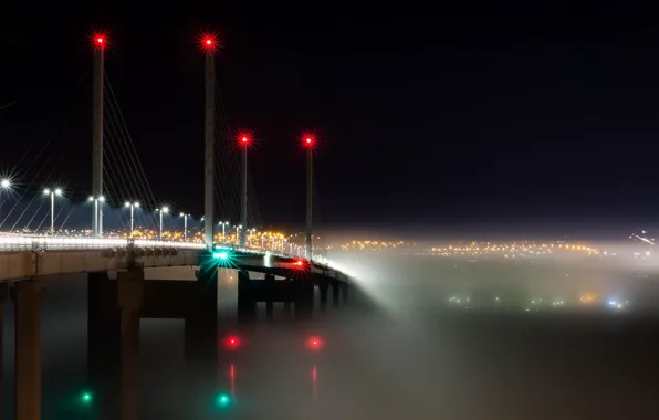 Picture Bridge, Scotland, Into the Mist, Transport, Kessock