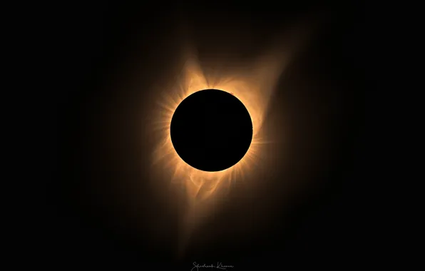 Picture the sky, light, darkness, solar Eclipse