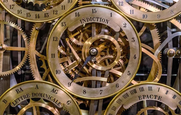 Picture France, mechanism, Strasbourg, astronomical clock