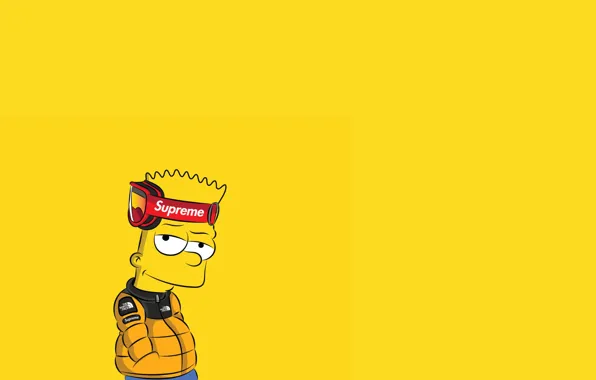 Picture The simpsons, Figure, Background, Simpsons, Bart, Art, Cartoon, The Simpsons, Character, Supreme, Bart, The animated …