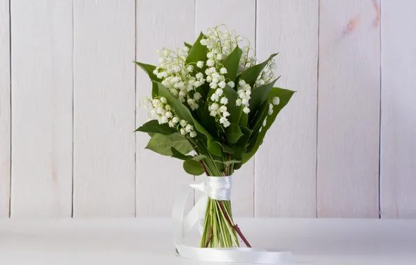 Picture flowers, lilies of the valley, a bunch