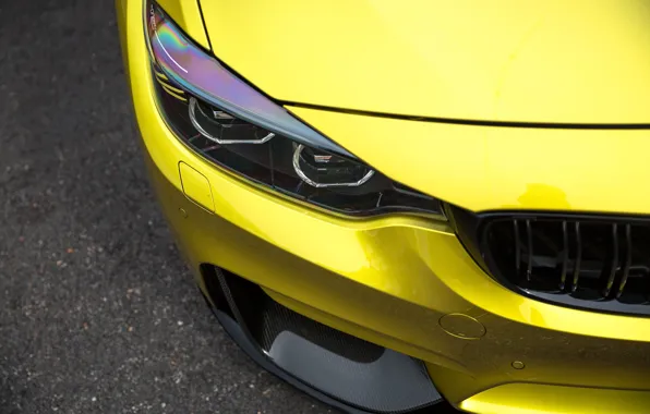 Picture BMW, Carbon, Yellow, Gold, F82, Sight