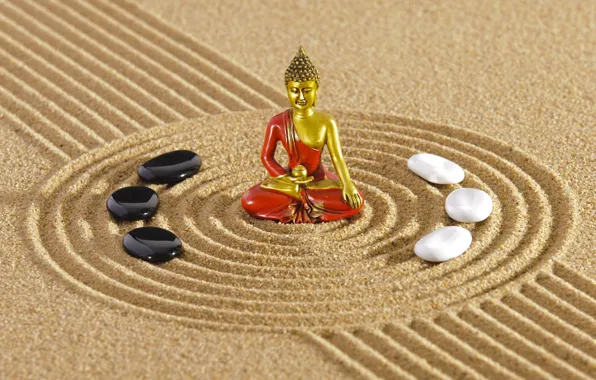 Picture energy, stone, Japan, garden, Japan, stone, Zen, energy, garden, philosophy, Zen, sand monk, sand monk, …