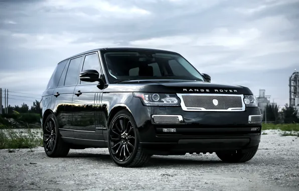Picture Range Rover, with, color, Supercharged, exterior, trim, matched