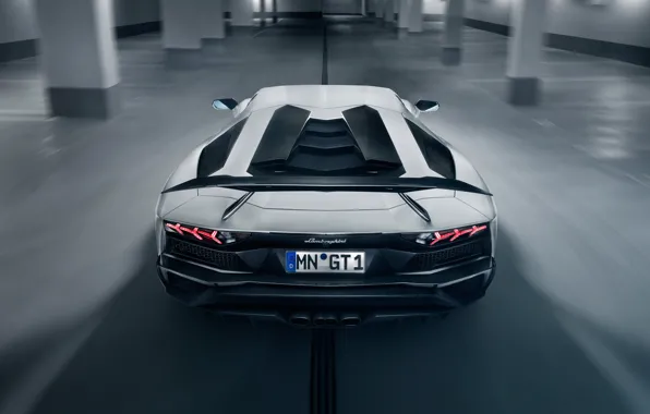 Picture lights, Lamborghini, supercar, spoiler, rear view, 2018, Novitec Torado, Aventador S
