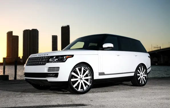 Picture wheels, Range Rover, color, Forgiato, lowered, matched
