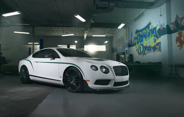Picture Bentley, White, Garage, GT3R