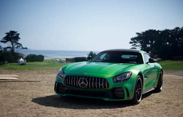 Picture Mercedes-Benz, GT-R, Green, AMG