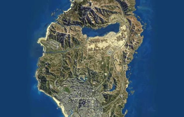 Picture Rockstar, Map, Grand Theft Auto V, GTA V