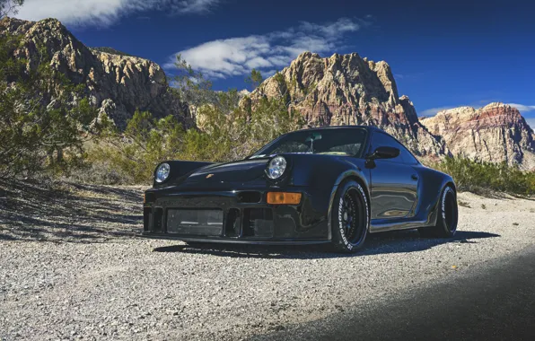 Picture 911, Porsche, black