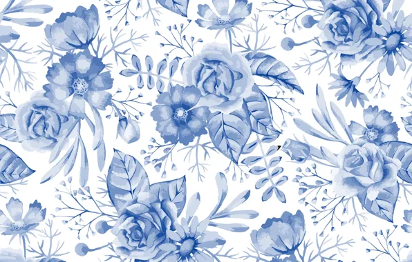Picture Flowers, pattern, pattern, seamless, Floral, seamless