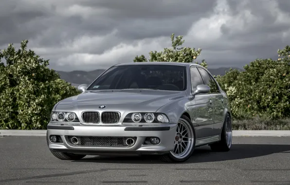Picture BMW, Classic, Bavaria, E39, Silver