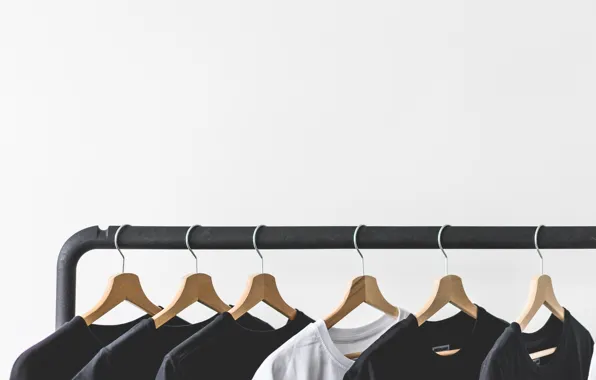 Picture clothing, hanger, t-shirt
