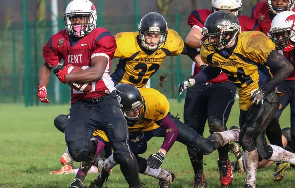 Picture sport, american football, 20 seconds to touchdown