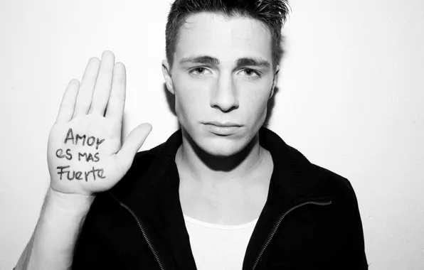 Picture actor, male, guy, palm, Colton Haynes