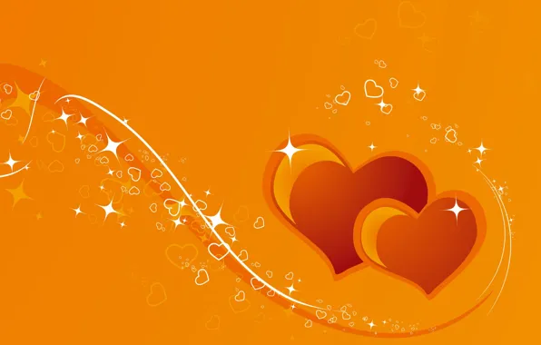 Picture heart, vector, postcard, Valentine's Day