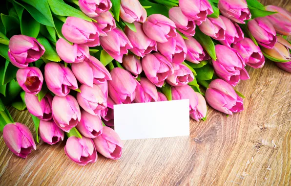 Picture flowers, bouquet, tulips, wood, pink, romantic, tulips, spring, pink tulips