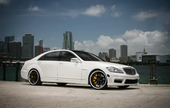 Picture lights, Mercedes, black, AMG, with, S65, roof, painted, smoked