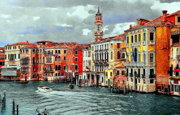 Picture Home, Figure, Italy, Venice, Building, Art, Art, Italy, Venice, Italia, Venice, Grand Canal, The Grand …