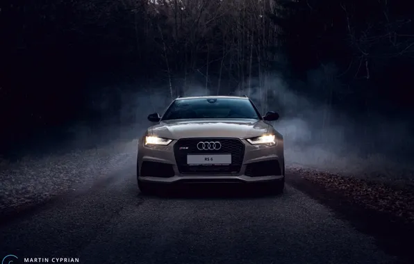 Picture audi, night, rs6